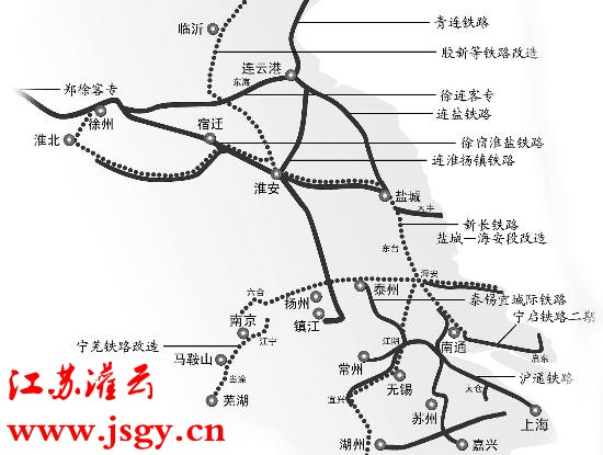 家门口的高铁有望成为现实江苏13个省辖市将全部通高铁 7条铁路两年内开工
